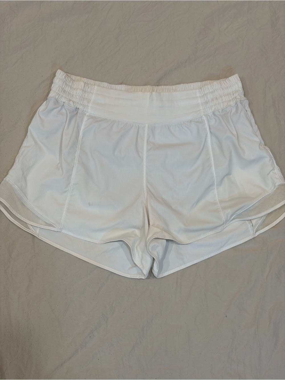 lululemon cream Layered Athletic Shorts